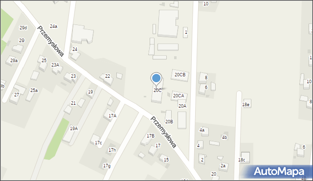 Jejkowice, Główna, 20C, mapa Jejkowice