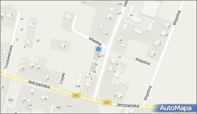 Jeszkowice, Główna, 7b, mapa Jeszkowice