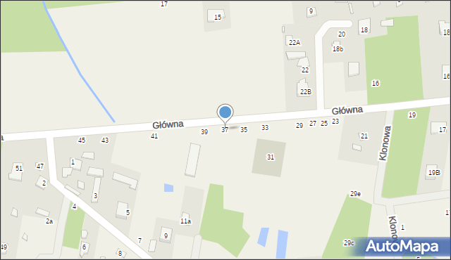 Jeziórko, Główna, 37, mapa Jeziórko