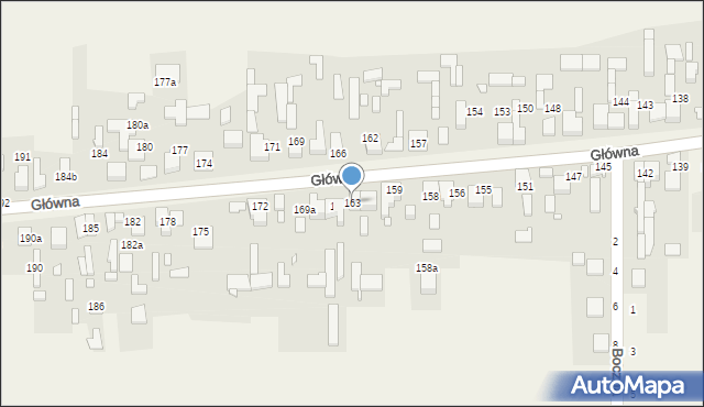 Kalej, Główna, 165, mapa Kalej