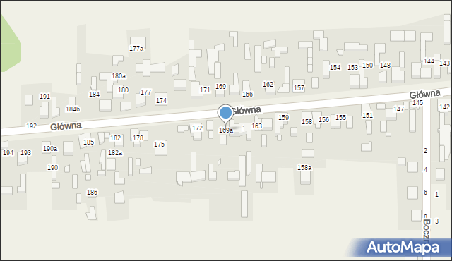 Kalej, Główna, 169a, mapa Kalej