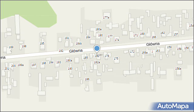 Kalej, Główna, 182, mapa Kalej