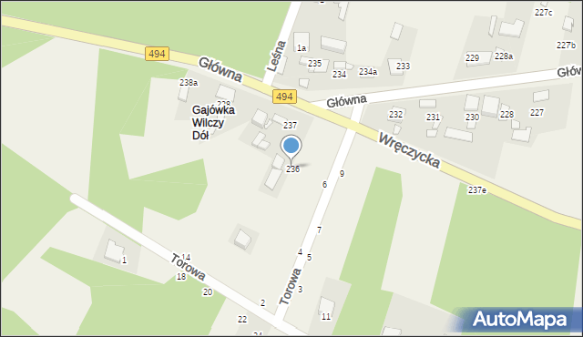 Kalej, Główna, 236, mapa Kalej