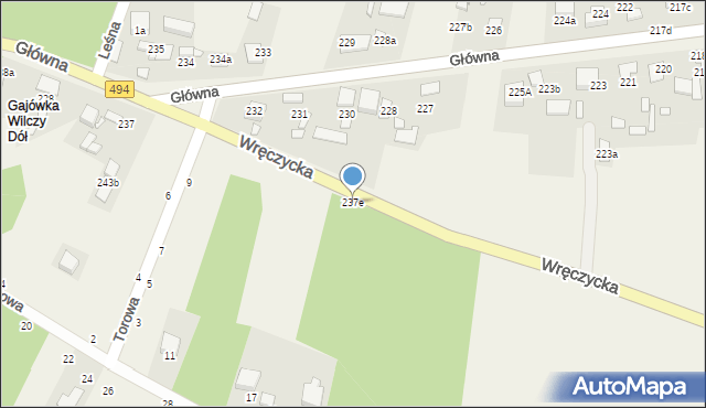 Kalej, Główna, 237e, mapa Kalej