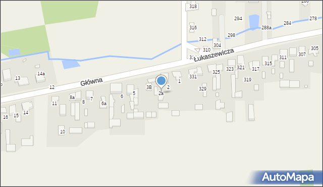 Kalej, Główna, 2a, mapa Kalej