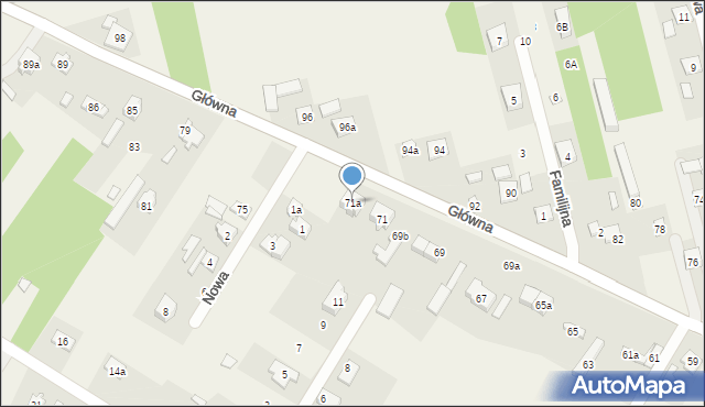 Kaletnik, Główna, 71a, mapa Kaletnik