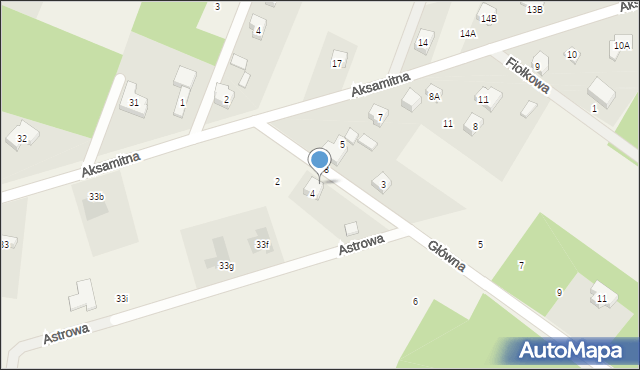 Kalonka, Główna, 8a, mapa Kalonka