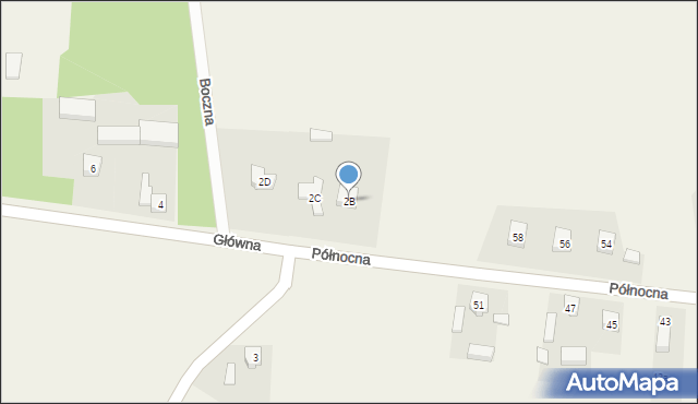 Kleszczów, Główna, 2B, mapa Kleszczów