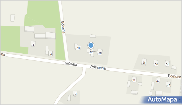 Kleszczów, Główna, 2C, mapa Kleszczów