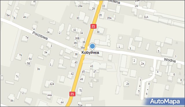 Kobylnica, Główna, 41, mapa Kobylnica