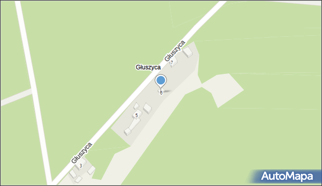 Konotop, Głuszyca, 6, mapa Konotop