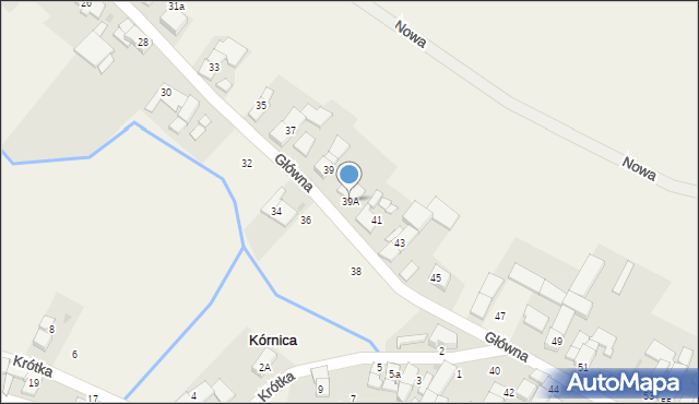 Kórnica, Główna, 39A, mapa Kórnica