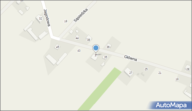 Kosewo, Główna, 37, mapa Kosewo