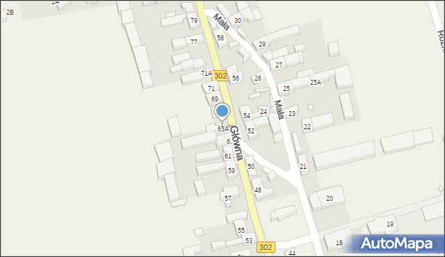 Kosieczyn, Główna, 63A, mapa Kosieczyn