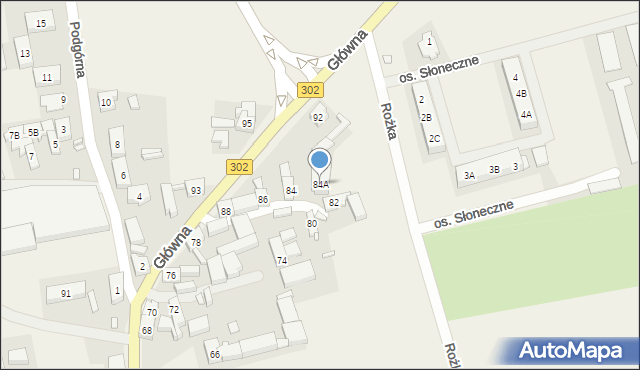 Kosieczyn, Główna, 84A, mapa Kosieczyn