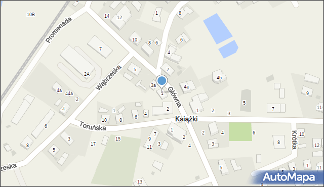 Książki, Główna, 1, mapa Książki