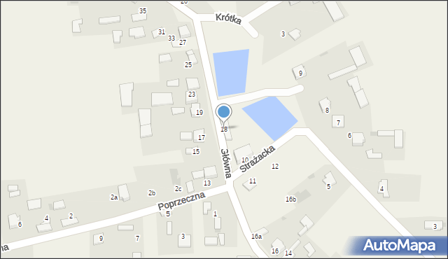 Kuchary, Główna, 18, mapa Kuchary