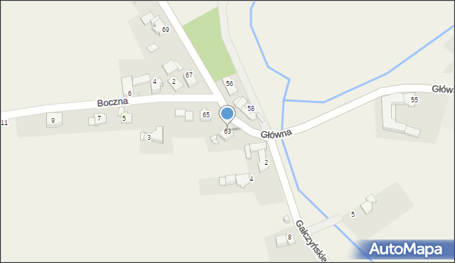 Landzmierz, Główna, 63, mapa Landzmierz