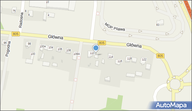 Lipówki, Główna, 112, mapa Lipówki