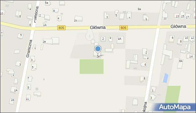 Lipówki, Główna, 2a, mapa Lipówki