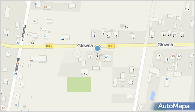 Lipówki, Główna, 4, mapa Lipówki