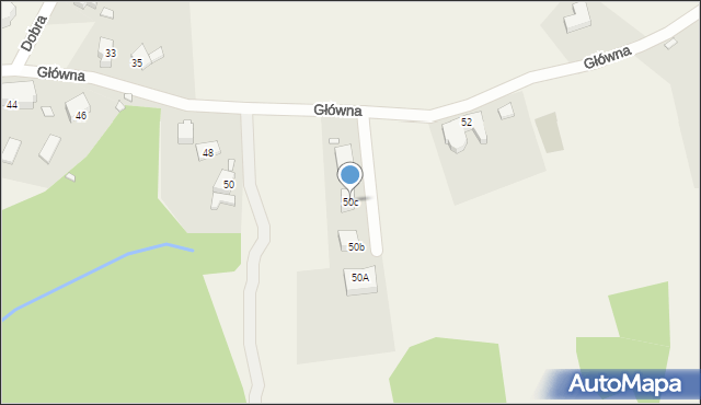 Lubin, Główna, 50c, mapa Lubin