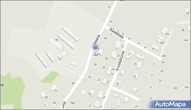 Lublin, Główna, 48a, mapa Lublina