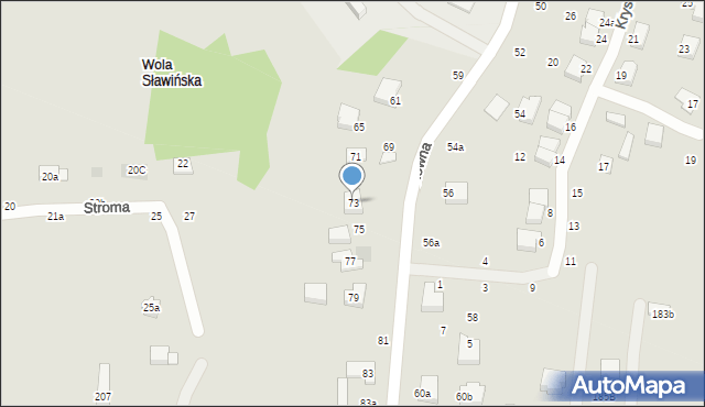 Lublin, Główna, 73, mapa Lublina