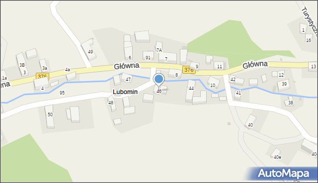 Lubomin, Główna, 46, mapa Lubomin