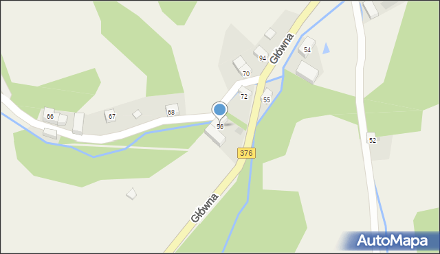 Lubomin, Główna, 56, mapa Lubomin
