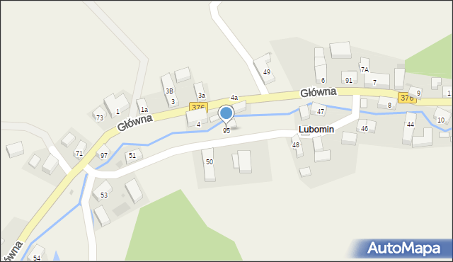 Lubomin, Główna, 95, mapa Lubomin