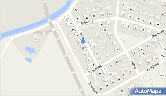 Lubowidz, Gliniana, 15, mapa Lubowidz