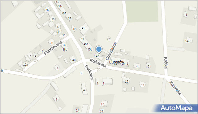 Lubstów, Główna, 47a, mapa Lubstów