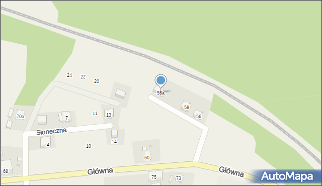 Ludwikowice Kłodzkie, Główna, 58a, mapa Ludwikowice Kłodzkie