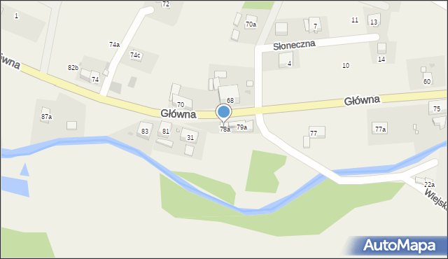 Ludwikowice Kłodzkie, Główna, 78a, mapa Ludwikowice Kłodzkie