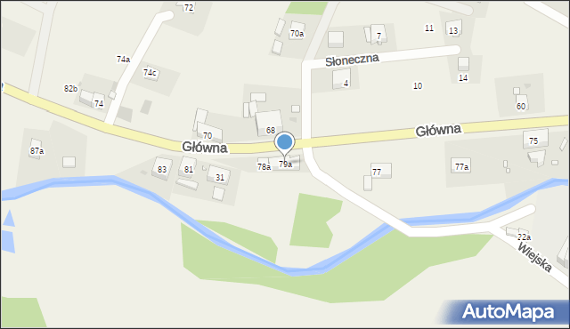 Ludwikowice Kłodzkie, Główna, 79a, mapa Ludwikowice Kłodzkie