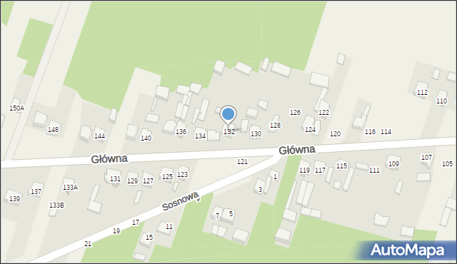 Maków, Główna, 132, mapa Maków