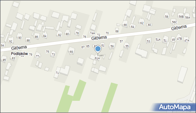 Maków, Główna, 63A, mapa Maków