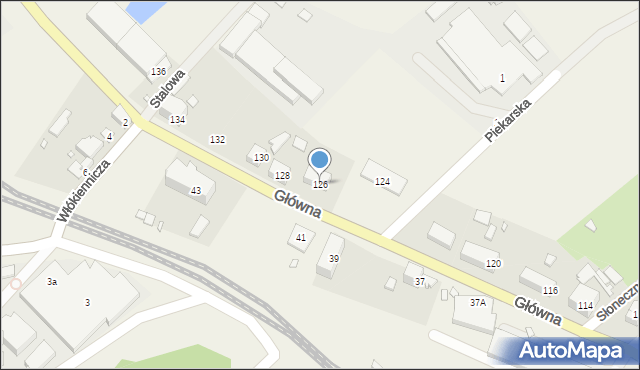 Marciszów, Główna, 126, mapa Marciszów