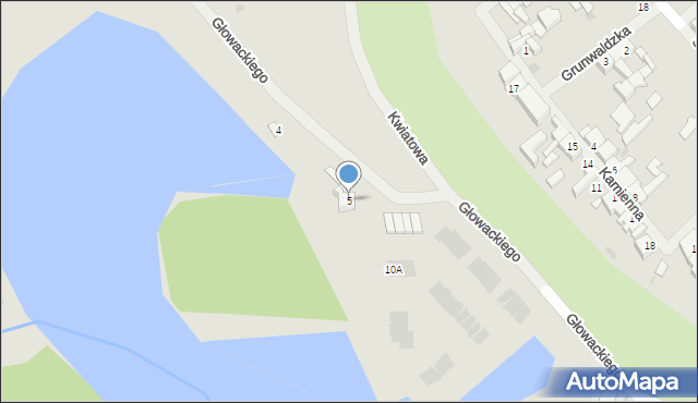 Maszewo, Głowackiego, 5, mapa Maszewo