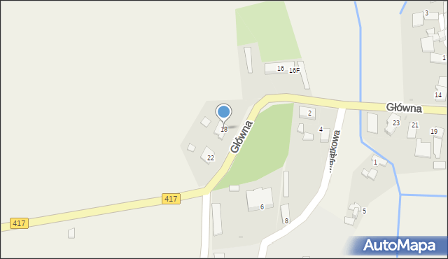 Milice, Główna, 18, mapa Milice