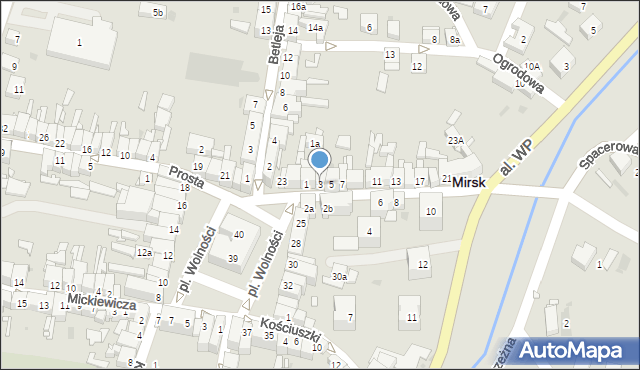 Mirsk, Głowackiego Bartosza, 3, mapa Mirsk