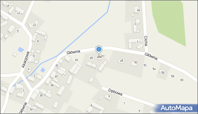 Mojęcice, Główna, 46a, mapa Mojęcice