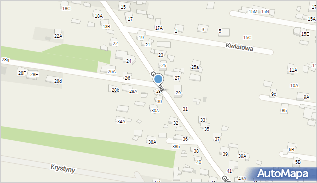 Nowa Wieś, Główna, 28, mapa Nowa Wieś