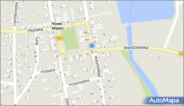 Nowe Miasto, Główny Rynek, 17, mapa Nowe Miasto