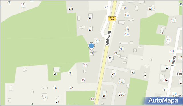 Nowy Prażmów, Główna, 19, mapa Nowy Prażmów