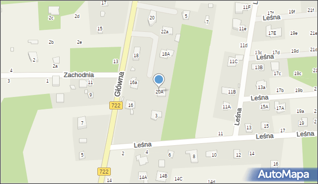 Nowy Prażmów, Główna, 20A, mapa Nowy Prażmów