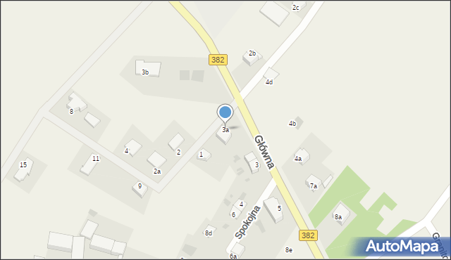 Piława Dolna, Główna, 3a, mapa Piława Dolna