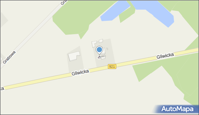 Pilchowice, Gliwicka, 45, mapa Pilchowice