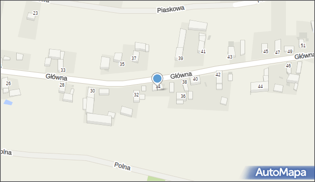 Piotrowice, Główna, 34, mapa Piotrowice